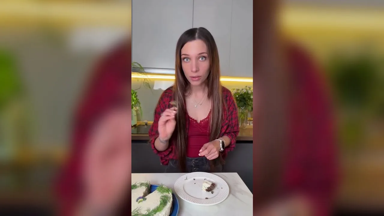 Солоний чізкейк із оселедцем