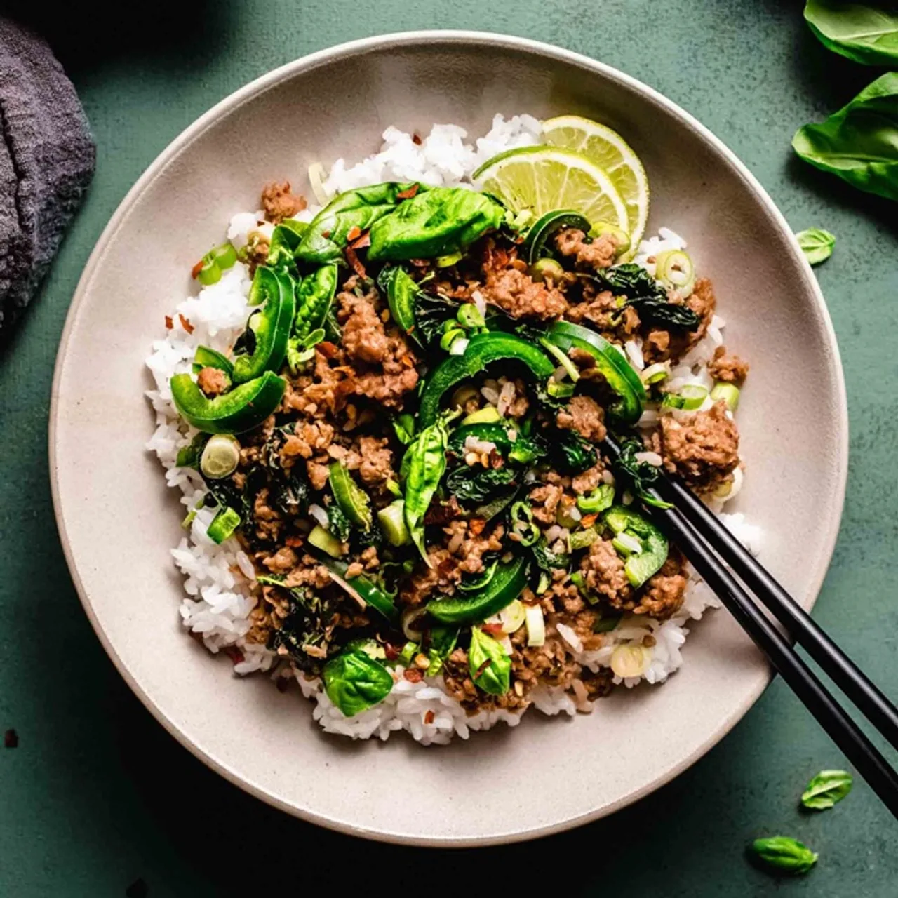 Thai beef stir-fry