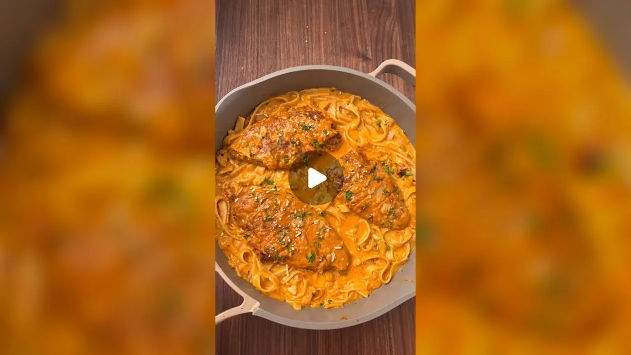 Alfredo Cremoso com Frango Cajun