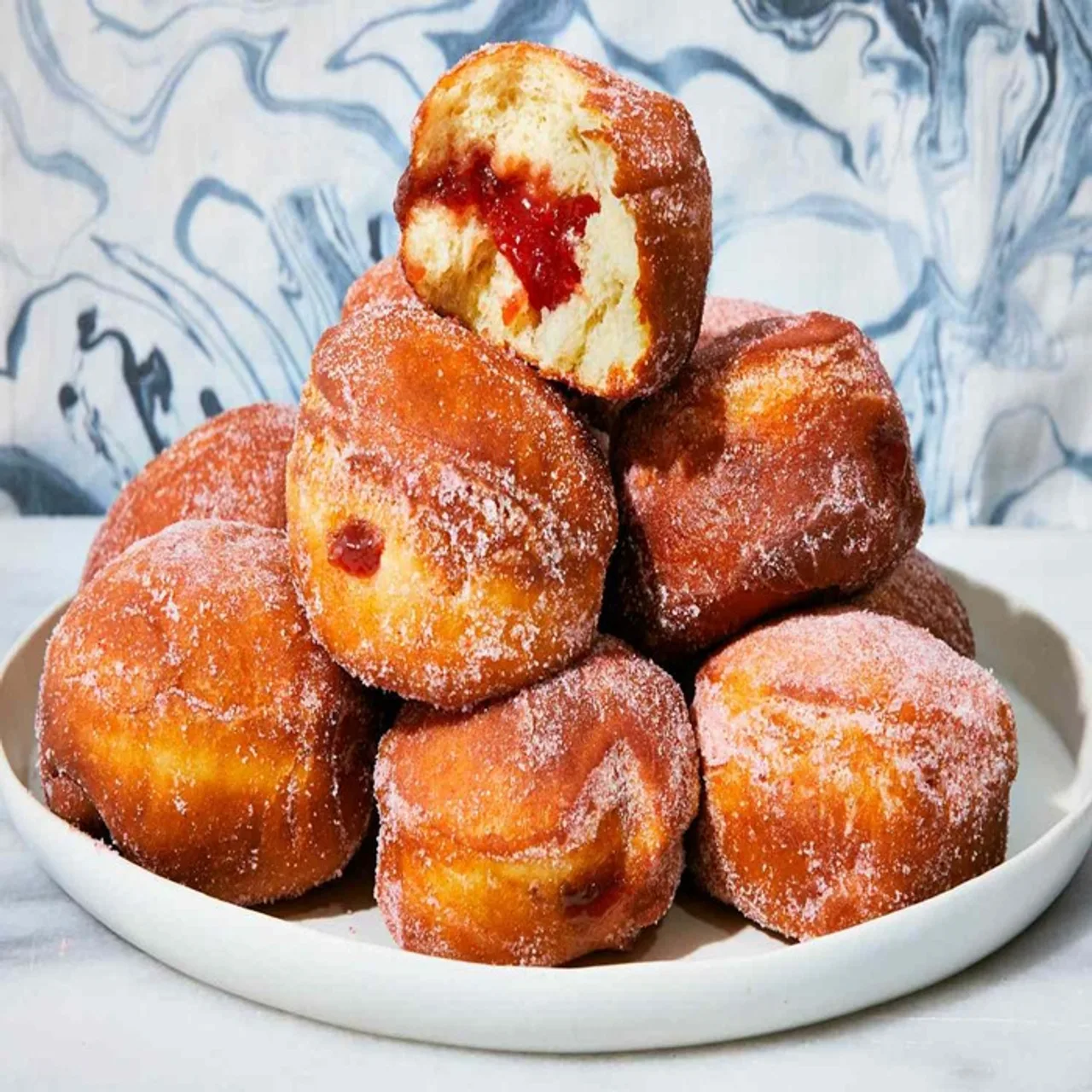 Polish doughnuts (Pączki)