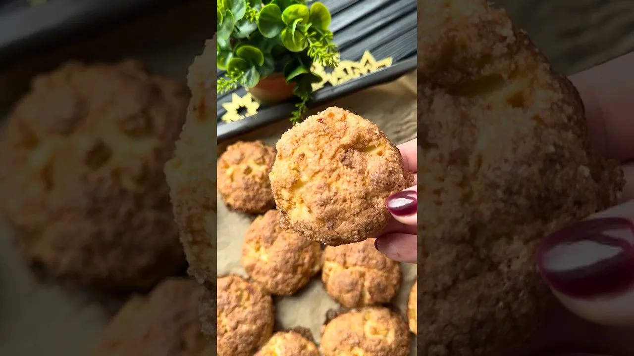 Яблучне печиво з кисломолочним сиром