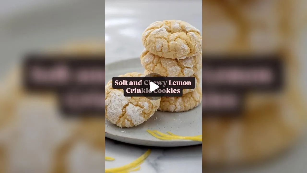 Biscoitos de Limão Rachados